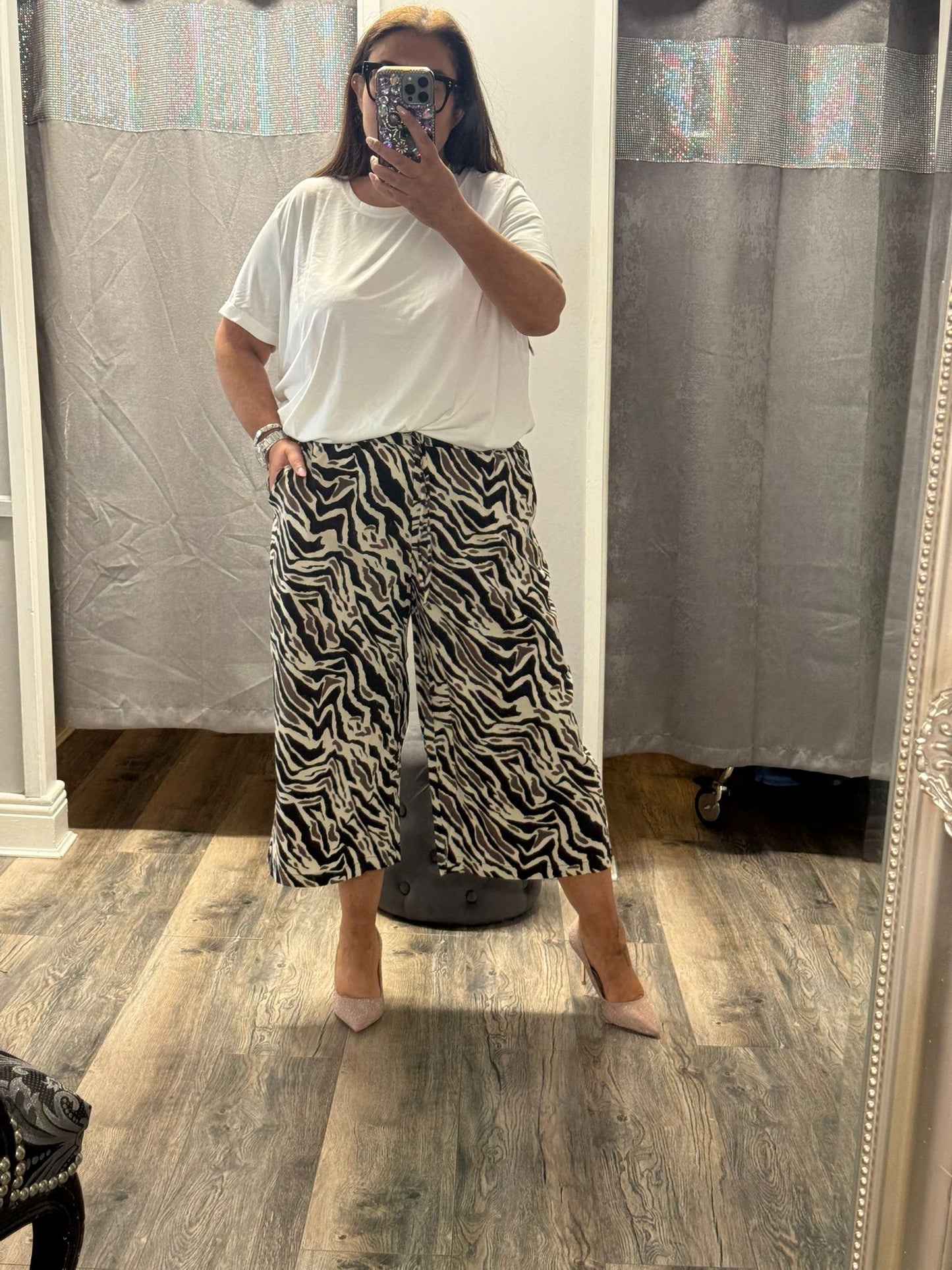 ONLY CARELITE Cropped Fit Culotte Trousers