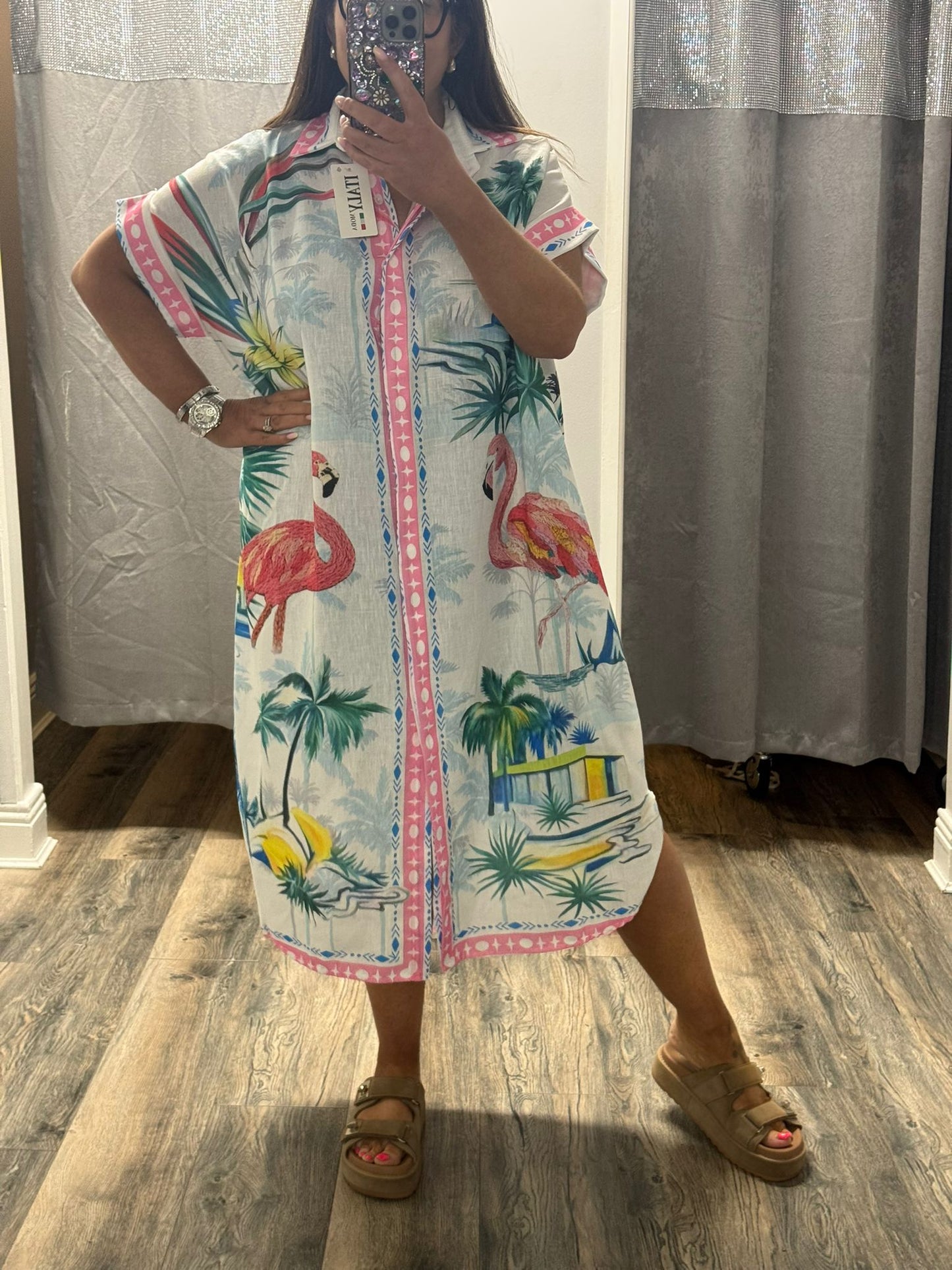 Flamingo Dress