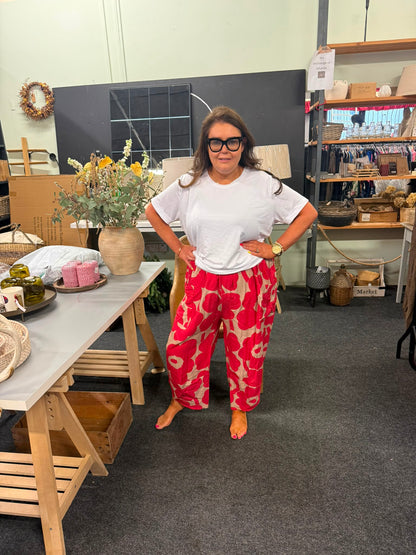 Printed Harem Pants