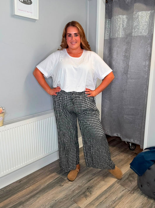Gingham Pants