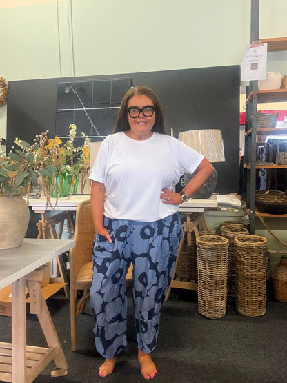 Printed Harem Pants