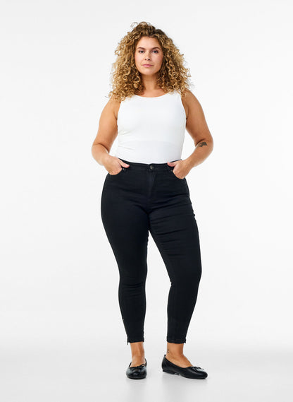 Zizzi Cropped Amy Jeans