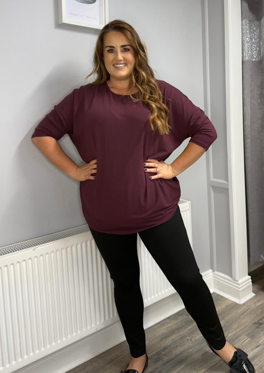 ONLY Carlamour Top | Wine