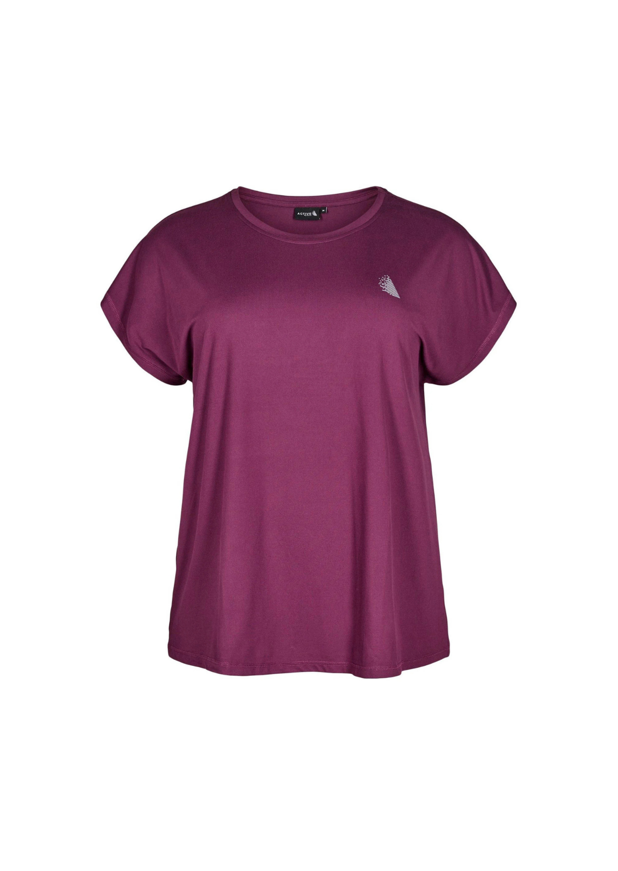 Zizzi Active Tee | Blackberry
