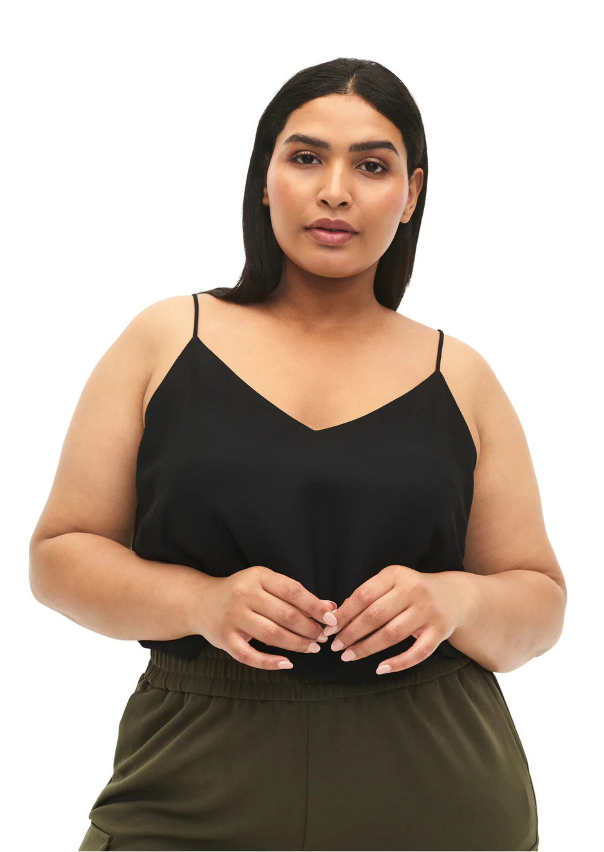 Zizzi Mseli Strap Top