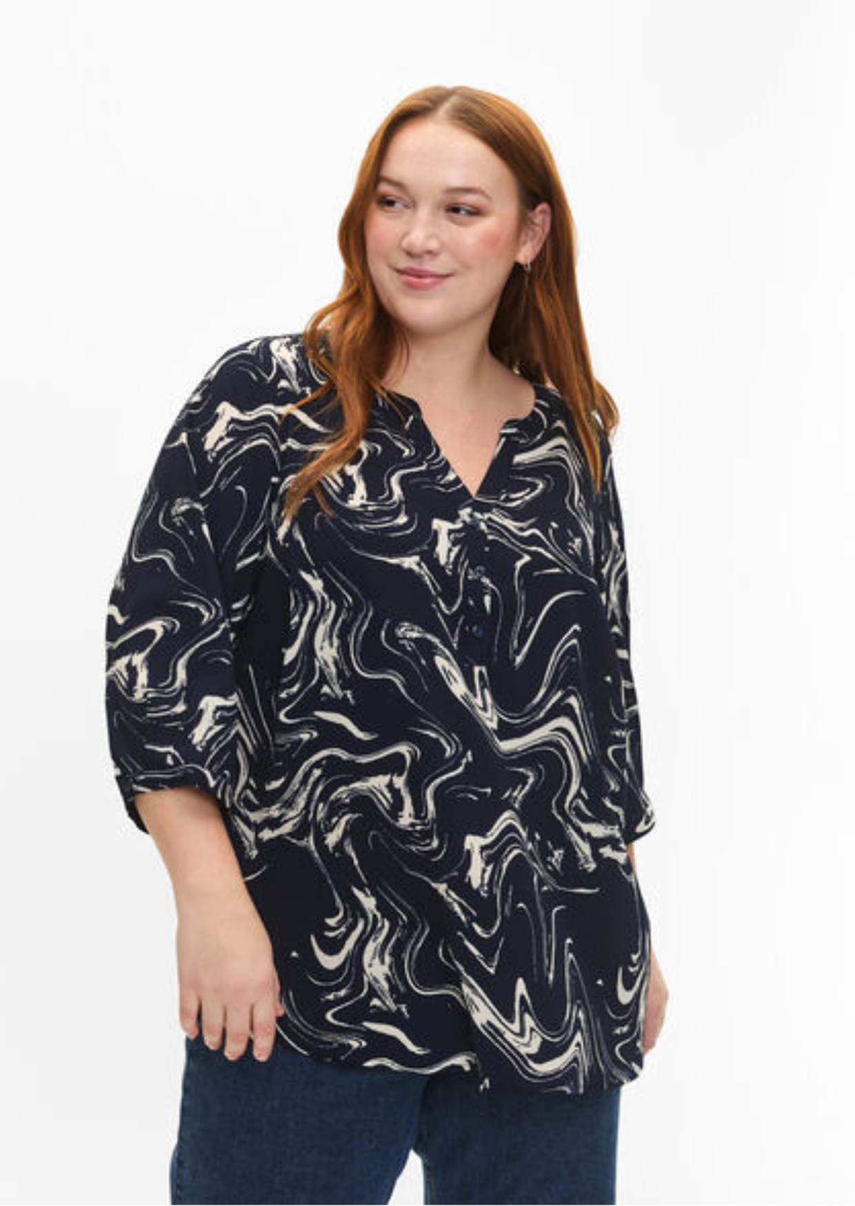 Zizzi Swirl Top