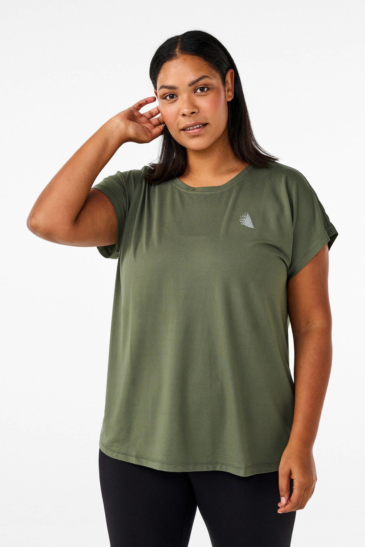Zizzi Active Tee | Forest