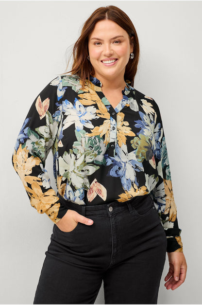 Zizzi Maria Top | Yellow