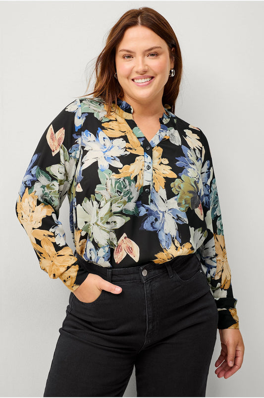 Zizzi Maria Top | Yellow