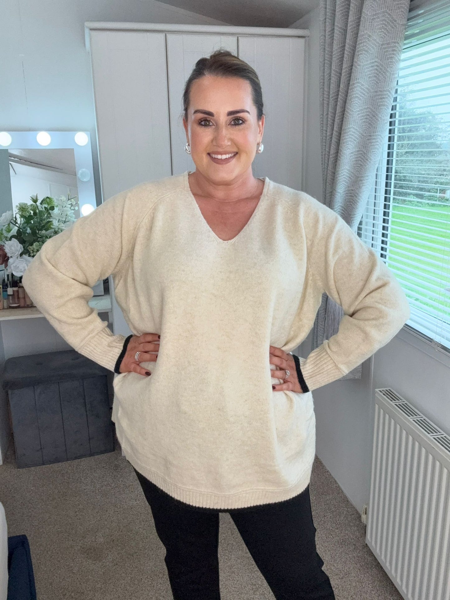 Vero Moda VMCAQUARIUS Jumper | Cream