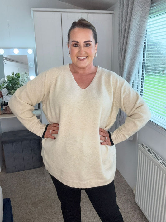 Vero Moda VMCAQUARIUS Jumper | Cream