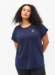 Zizzi Active Tee | Navy