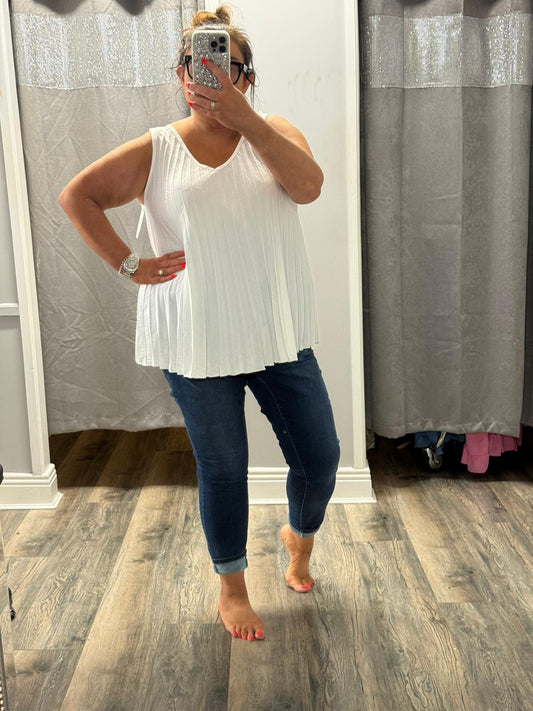 Pleated Vest Top