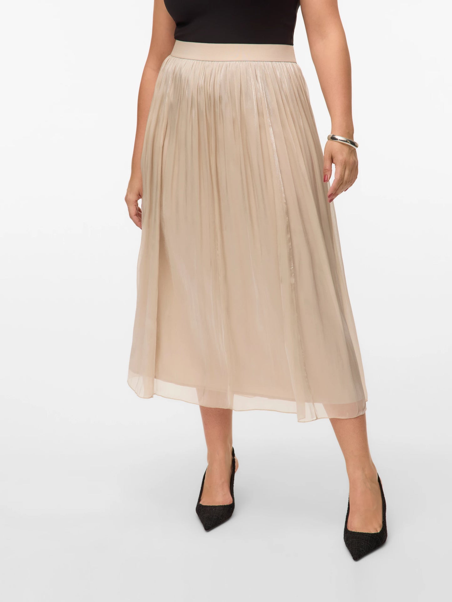Vero Moda VMCVIPS Mid Waist Long Skirt